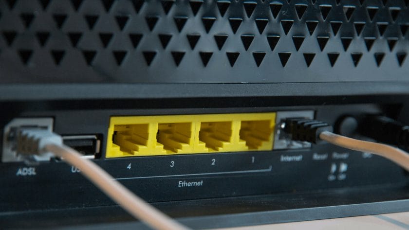 Router with usb post